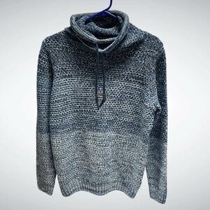 Piazza Italia Man Ombre Pullover Cowlneck Sweater Long Sleeves